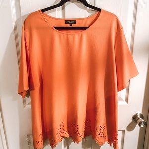 ASOS blouse with eyelet hem